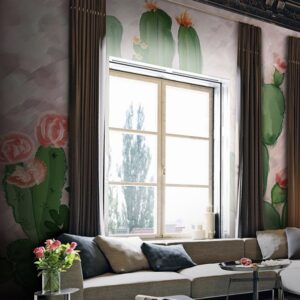 Exotic Nature Wallframe Pattern - CACTUS