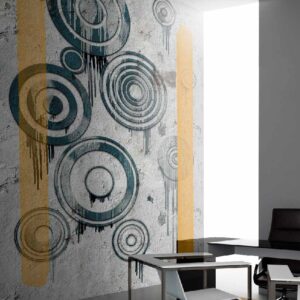 Graphic Wallframe Pattern - CIRCLE AND STRIP