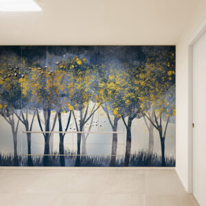 Nature Wallframe Pattern - CONIFERE