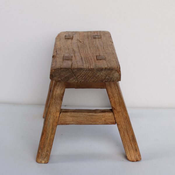 Small Wooden Stool Solid Wood, How To Decorate A Wooden Stool